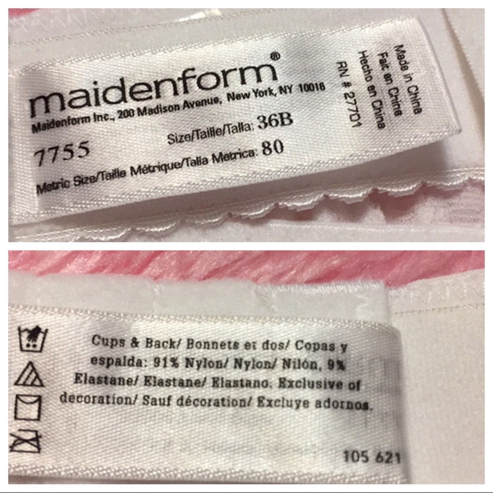 Maiden form Lace Strapless Underwire Multi-way Bra - Picture 8 of 8